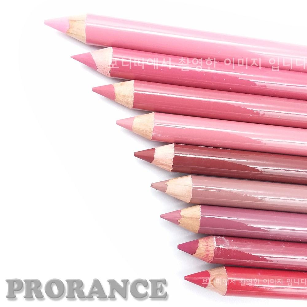 Карандаш для губ Prorance Professional Wood Lip Liner Pencil, 2 шт., 11 пастельно-розовый