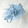 European and American retro imitation hemp top hat women's horse racing festival tea party party headgear bridal dinner feather flower top hat