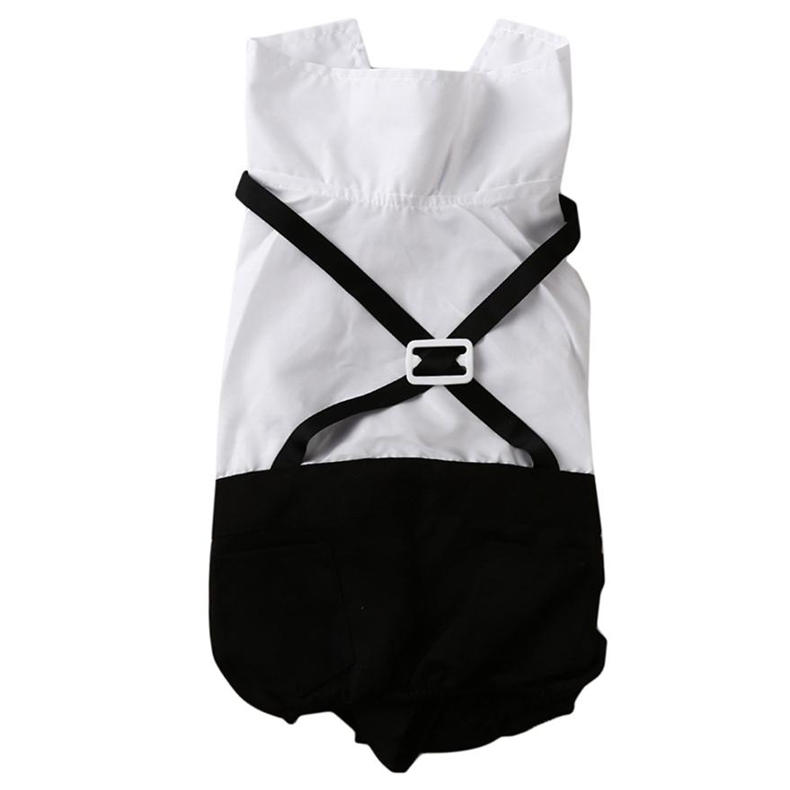 Spring and Summer Clothes PET Suspenders Wedding Dress Suit for Small Dog Monkeys and Bodies