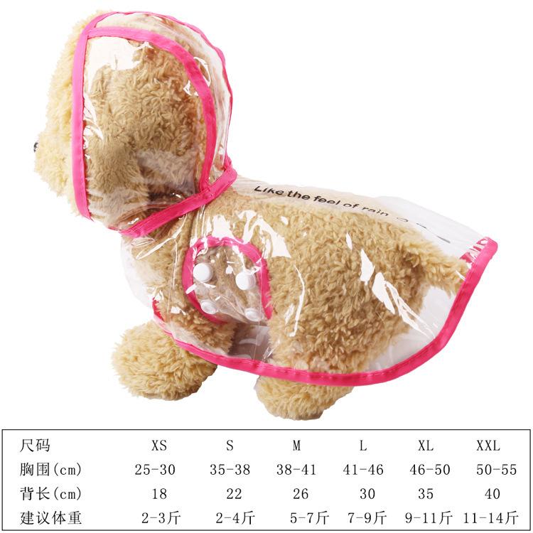 Прозрачный дождевик для собак, одежда для четвероногих динозавров, все включено, товары для животных, дождевик для животных, товары для кошек, весна и лето