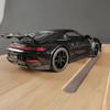 1/32 Porsche 911 GT3 RS Металлическая литая модель гоночного автомобиля Коллекция Хобби Декоративные Миниатюрные Украшения Звук Свет Игрушка Подарок для Друзей