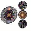 3D Mandala Flower Wind Spinner - Outdoor Hanging Garden Decor, 360° Rotating Metal Wind Chime for Yard, Patio & Porch Decoration