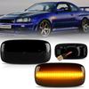 POPMOTORZ Front Turn Signal LED Skyline R34 GT-R Late Silvia S15 Serena C24 Side