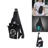 Stylish Luminous Outdoor Backpack With Usb Charging And Earphone Jack For School