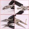 Stainless Steel Handle Anti-skid Jewelry Tool Pliers Handmade Make Sharp Nose Pliers For DIY Making Repair Accessories