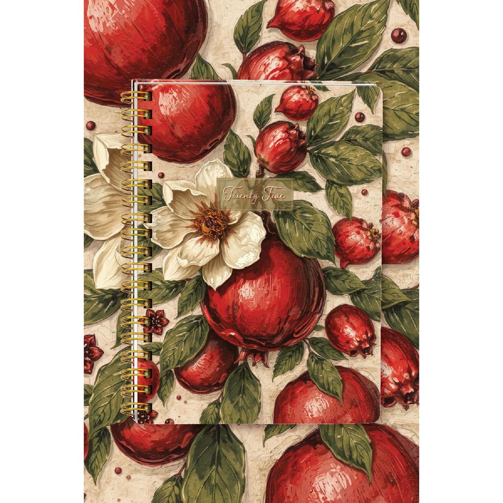 Спиральная твердая обложка Ежедневная повестка дня на 2025 год A5