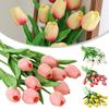 10 шт. цветы тюльпана искусственный комплект искусственных тюльпанов