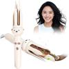 Автоматическая завивка волос с автоматическим намоткой, щипцы для завивки с милым медвежонком, регулировка температуры для укладки без повреждения волос, инструкция на японском языке прилагается