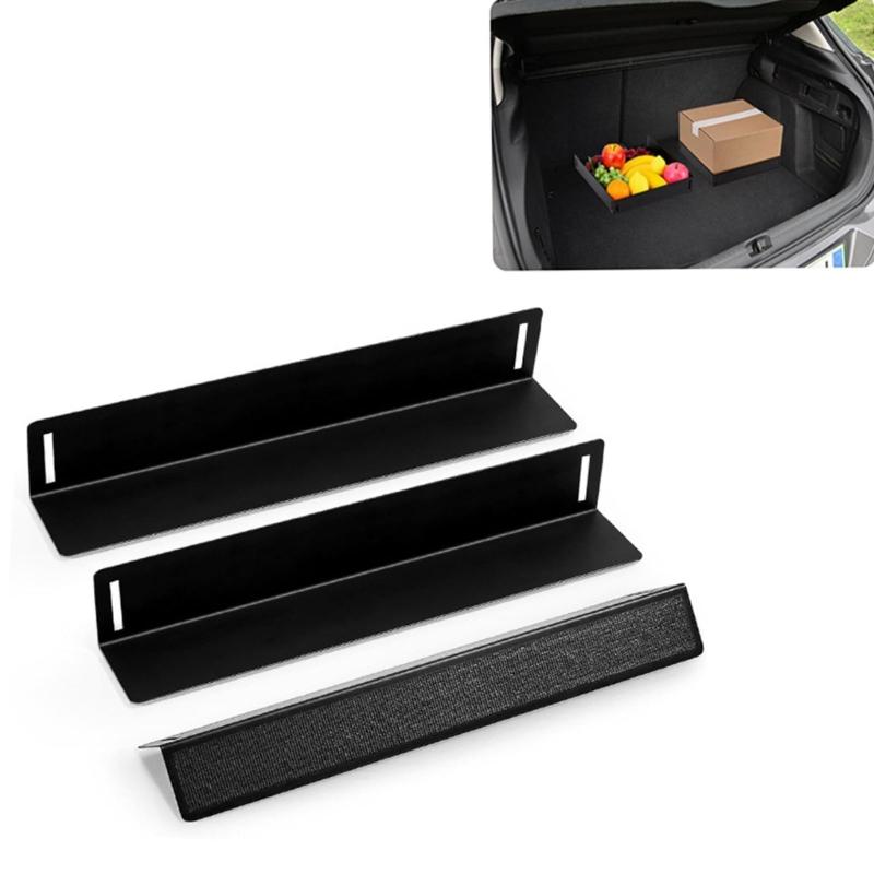 3Pcs Trunk Storage Dividers Flexible Automotive Organizer for Securing Luggage Trunk Sorting Partition Board
