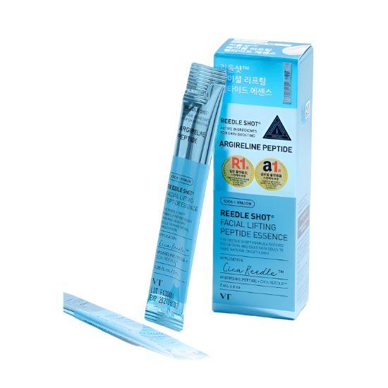 VT COSMETICS Сыворотка-ампула с пептидами для лифтинга лица Reedle Shot против морщин, укрепляющая 2 мл x 6 шт.