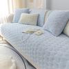 Plush Sofa Cushion Thickened Milk Velvet Little Fresh Sofa Cover Living Room Four-Season Sofa Cushion Simple Modern Non-Slip Mat