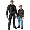 MEDICOM TOY MAFEX Т-800 Терминатор 2 Судный день и Джон Коннор Фигурки Действия Без Масштаба Полностью Подвижные Окрашенные 160 мм/130 мм