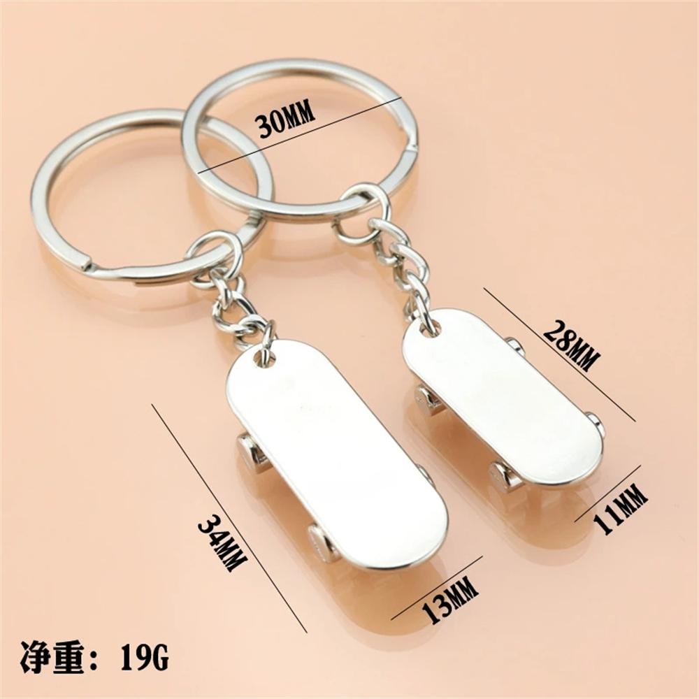 Металлический кулон держатель для ключей сумка кулон скейтборд брелок скутер брелок ювелирные изделия подарок держатель для ключей