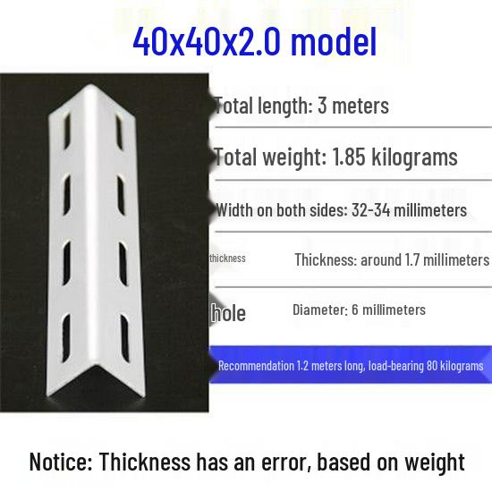 Adjustable Triangle Steel Bracket with Holes for Shelving and Storage