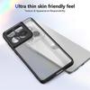 Capa For Motorola Edge 60 Fusion 5G Case Silicone Bumper Clear Hard PC Back Cover For Moto Edge 60 Fusion Lens Protection Funda