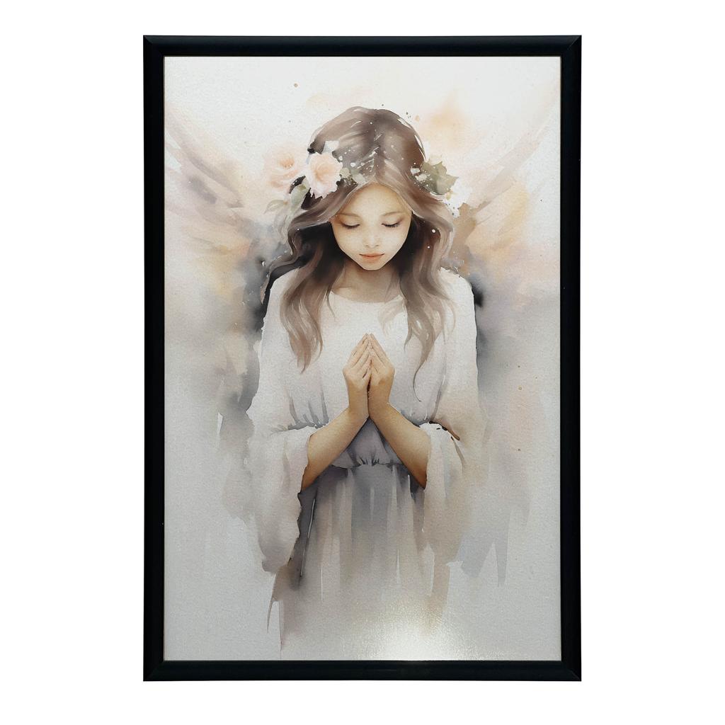 Plakat Anioł W Subtelności Plakat Anioł W Subtelności, 30X40 Cm, Bez Ramy, Płótno Premium Na Blejtramie