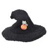 Cute Halloween Outfit Set For 15-17cm Dolls Black Witch Hat Pumpkin Top Wizard Hat And Pumpkin Top Perfect for Collector