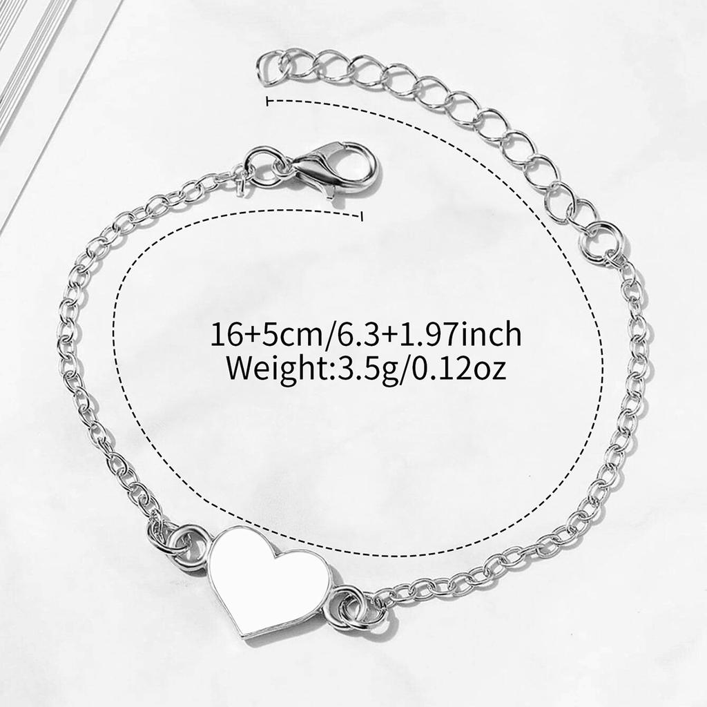 Модные женские кварцевые часы с сердечком, повседневный пластиковый ремешок, аналоговые часы-браслет, 2 шт./набор