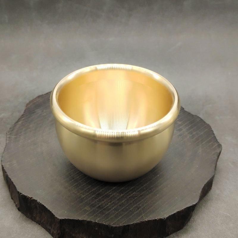 Медный цилиндр, украшения, латунь, чистая медь, цилиндр с водой, украшение для офиса, гостиная, банка для риса, чаша с сокровищами, предметы интерьера