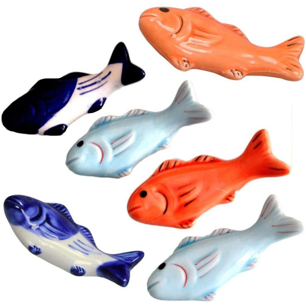 Fork Fish Shaped Cute Ceramic Chopstick Rest Chopsticks Holder Dinnerware Stand Tableware Rack