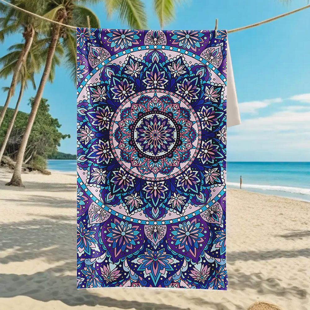 Новое двухстороннее бархатное пляжное полотенце, поддерживающее полотенце для серфинга, спортивное полотенце