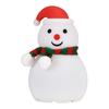 Yousheng Snowman Tap Light Cute Christmas Lamp Rechargeable Silicone Touch Bedside Light Snowman Mood Lighting for Christmas Tree