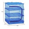 Takeda Corporation Multi-Purpose Drying Net, 3 Tiers, 45 x 45cm, BHA3-45 [For Dried Foods, Plums, Shiitake Mushrooms, Potatoes, Persimmons, and More]