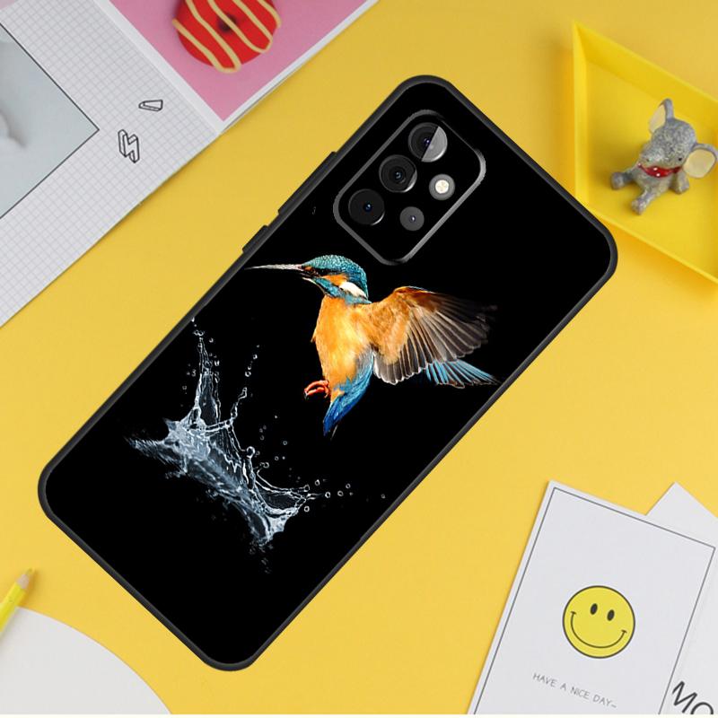 Чехол для телефона с изображением колибри для Samsung Galaxy A53 A33 A13 A12 A32 A52 A14 A34 A54 A15 A25 A35 A55 A71 A51