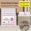 Professional Strong Sticky Fly & Mosquito Repellent Paper - Effective Insect Catcher & Killer