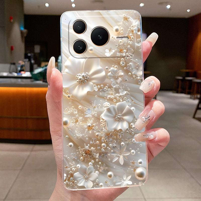 For Honor Power 2 Case Clear Cover Luxury Fashion Butterfly Flower Soft TPU Silicone Casing for Honor Power2 SER-AN00 Phone Case