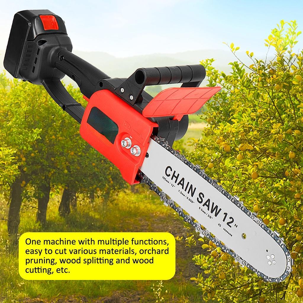 3200 Вт 12-дюймовый кронштейн для электрической бензопилы, аккумуляторная цепная пила, деревообрабатывающий станок, деревообрабатывающие инструменты для батареи Makita 18 В