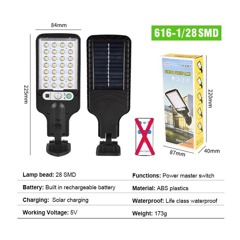 Наружный светодиодный солнечный настенный светильник, индукционный садовый светильник для человеческого тела, настенное освещение для дома, уличный фонарь с дистанционным управлением