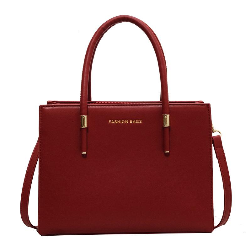 Portable Tote Bag Bag Trendy Fashion Temperament Shoulder Bag Women'S Large-Capacity Simple Commuter Messenger Bag