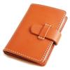 Card Case Slim Genuine Leather Tochigi Leather Bellows Book Type Thin Compact Large Capacity Card Holder Brand Card Holder Made In Japan [Porco Rosso]