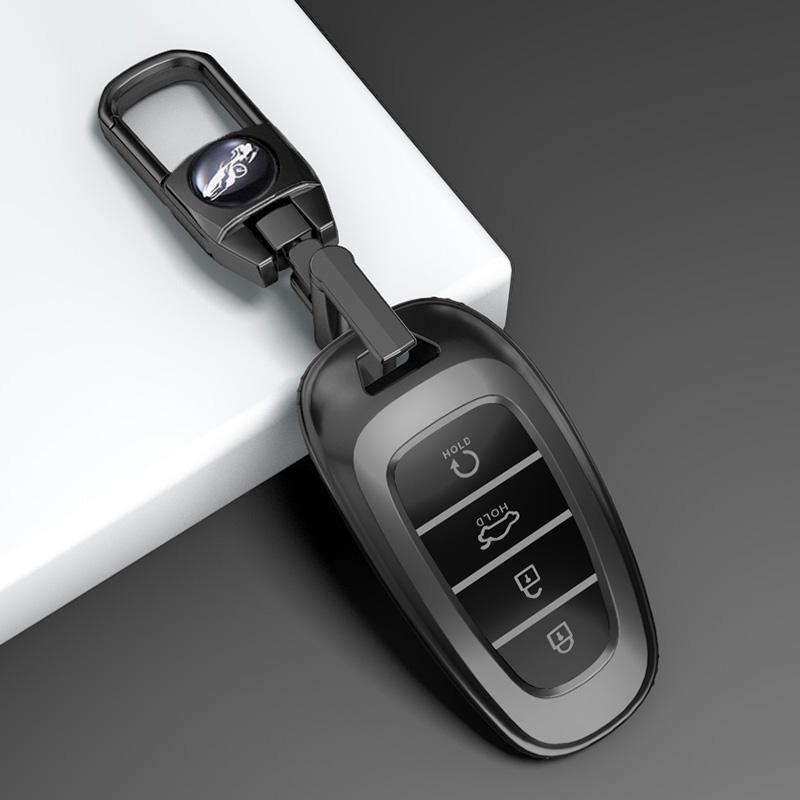 Чехол-ключница из ТПУ с 3/4 кнопками для Hyundai Tucson Solaris Nx4 Tuscani Nexo Santa Fe Atos Prime I30 Аксессуары для пульта