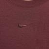 Nike Футболка Nsw Chill Knit Round Neck Slim Fit с коротким рукавом, женские топы, темно-красный HF5323-625