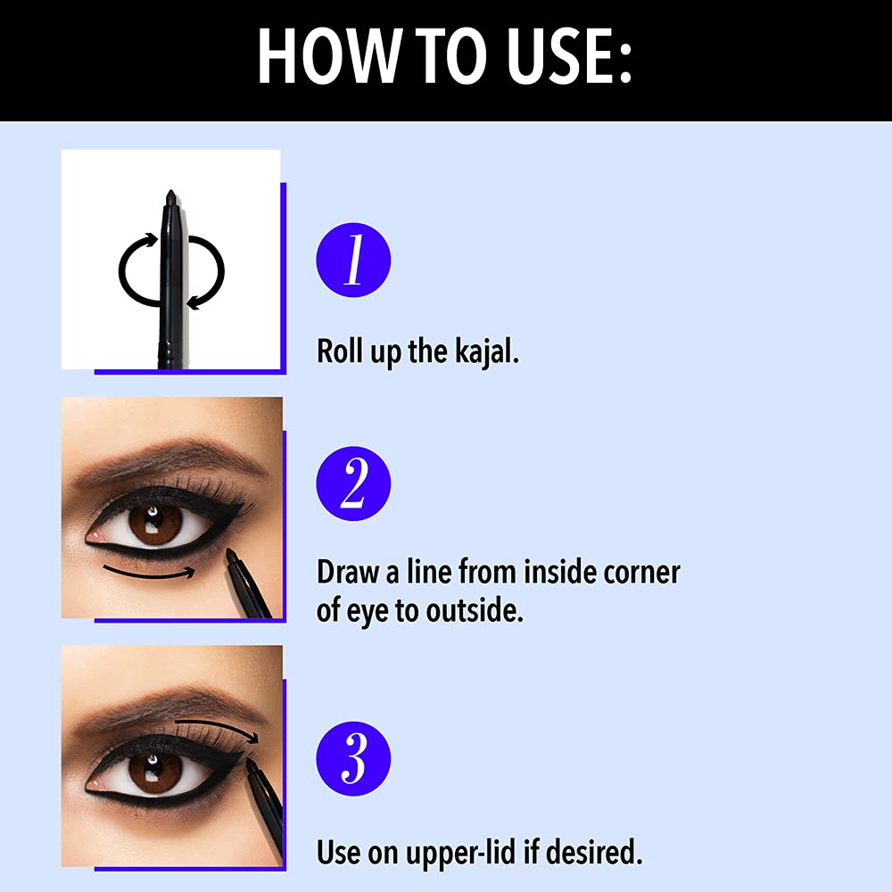 Blue Heaven Walkfree Kajal-Roll On - Черный