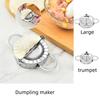 Kitchen Dumpling Making Gadgets, Simple Style, Easy To Clean, Daily Silver Size