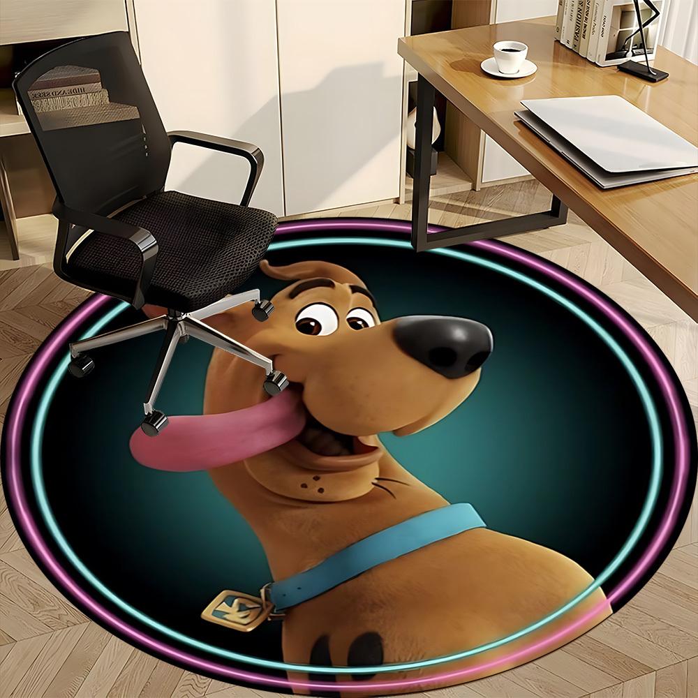 1pc Scooby-Doo Chair Carpet for Office Non-Slip,Machine Washable Rug for Office, Room - Holiday Decor - Machine Made yy251017205
