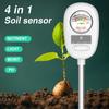 4 в 1 измеритель влажности почвы, поворот на 90°, тестер уровня света, влажности, питательных веществ, pH, температуры, солнечного света для садовых растений