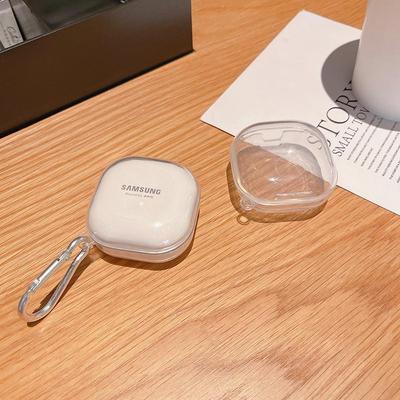 Чехол для наушников Samsung Galaxy Buds Pro Buds Live Galaxy Buds2, беспроводной Bluetooth, прозрачный защитный чехол из ТПУ для наушников, браслет