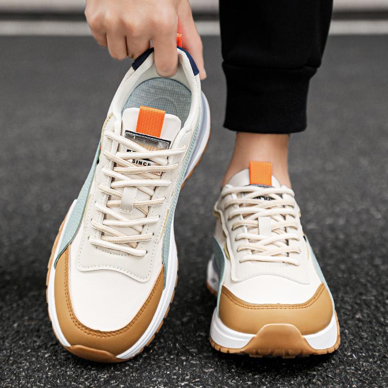 Sport Shose Fashion Lace-Up Mesh Outdoor Casual Shoes Waterproof Non-Slip Thick-Soled Rebound Men Shoes Sneakers For Mens