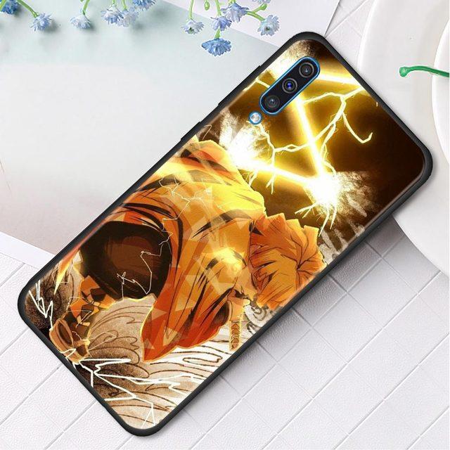 Силиконовый чехол для Samsung Galaxy A50 A70 A10 A20e A30 A40 A20s A10s A10e A80 A90 A60 A30s, чехол в виде ракушки, Demon Slayer Kimetsu, аниме