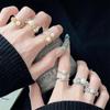 Блестящее кольцо Zir*****Pen, Персонализированный нишевый дизайн, Сладкий и элегантный темперамент, Утонченное чувство, Повседневное сочетание, Кольцо женское