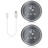 Car LED Cup Holder Light Mats Car Coasters Bottle Atmosphere Light For BMW 1 2 3 4 5 7 Series X1 X3 X4 X5 X6 X7 F10 F30 E46 E60
