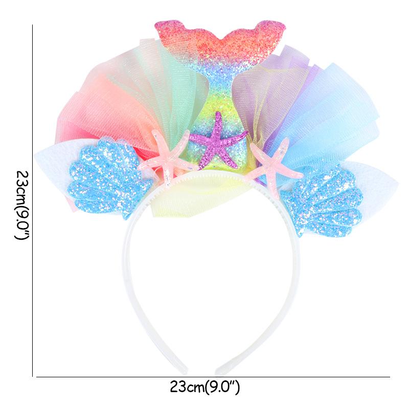 Русалочка вечеринка сувенир для детей фото очки/татуировки наклейки/повязка на голову/хлопающий круг игрушка девочка день рождения подарок декор для детского душа