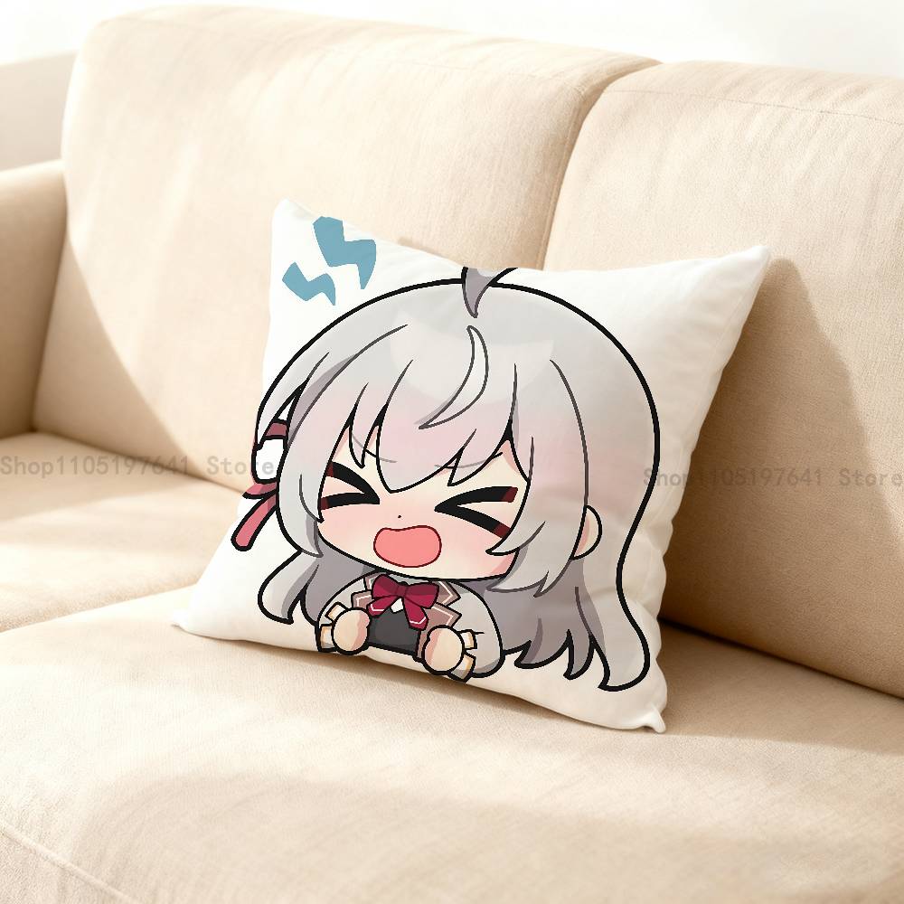 Anime Cute Alya RRoshidere Pillow Case For Sofa Decor Car Office Room Printing Cushion Cover Decorations and Protector