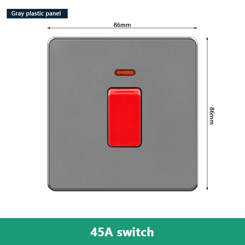 EU RU UK 20A 45A настенный выключатель высокой мощности, стандартная пластиковая панель Кореи, тумблер включения/выключения для водонагревателя, освещения, кондиционера
