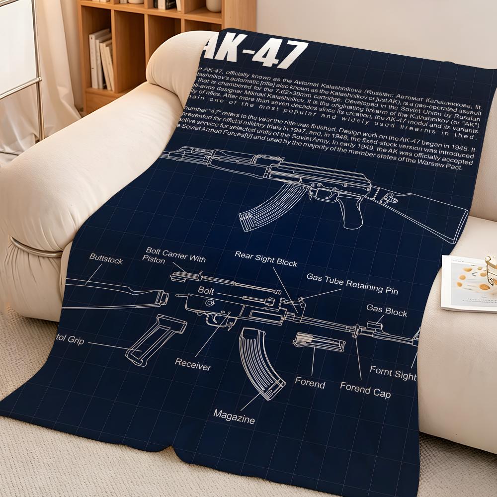 Одеяло A-AK-47 Высокой Плотности Короткий Плюш Мягкое Нежное к Коже для Дивана Дневного Сна Помещения с Кондиционером