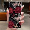 For Tecno Camon 19 Neo Casing Luxury Fashion Butterfly Flowers Soft TPU Silicone Clear Back Cover Camon 19Neo CH6i Phone Case